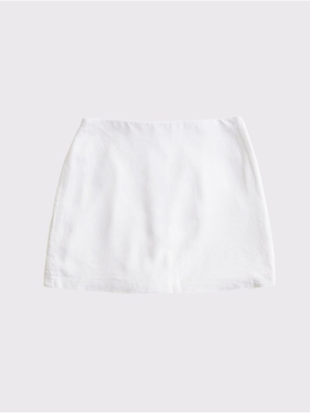 A&F Scarlett Linen-Blend Mini Skort Medium White